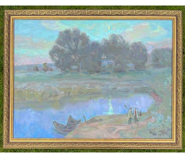 Назаренко П.Н "Набережная ", 2007г. Минск. Холст, масло. Размер 60х80 см. № 2310 (артикул №2310) - фото №5