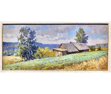 Белайчук А.В "Солнечное лето", 2022г. Холст, масло. Размер 40х90 см. № 2312 (артикул №2312) - фото №5