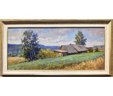 Белайчук А.В "Солнечное лето", 2022г. Холст, масло. Размер 40х90 см. № 2312 (артикул №2312) - фото №2