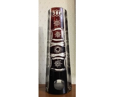 Ваза. Европа. Первая половина 20 века. Стекло. Высота 26, 5 см. № 2352 (артикул №2352) - фото №2