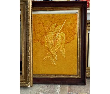 Почицкий В.В (dr.Klein) "Страж древо. Серафим", 2015г. Холст, фанера, масло. Размер 65х76 см. № 2453 (артикул №2453) - фото №4