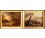 Пара картин "Сцены войны 1812 года". Gessner, Conrad (1764-1826) Zurich.1818 год. (артикул №121) - фото №1