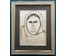 Щемелёв Л.Д "Анюта", 1972г. Карандаш, мелок. Разме 60х49 см. с рамой. № 2515 (артикул №2515) - фото №1