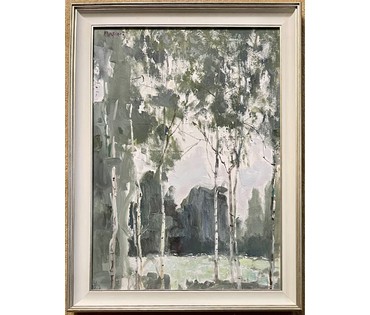 Мара Алесь (Марочкин А.А) "Светлы дзень",2021г. Холст, масло.Размер 50х75 см. № 2542 (артикул №2542) - фото №5