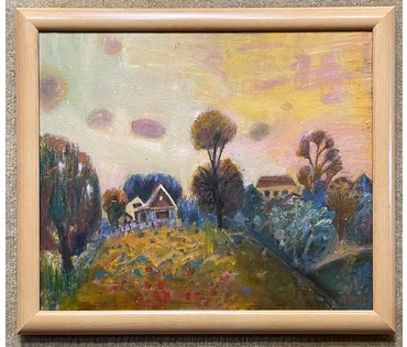 Костюченко А.К "Летний пейзаж", 2023г. Холст, масло. Размер 50х60 см. № 2570 (артикул №2570) - фото №1