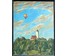 Коктев А.А "Полёт над Заславлем", 1985г. Холст, масло. Размер 80х60 см. № 2637 (артикул №2637) - фото №1