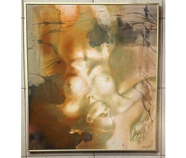 Врублевская С.П. "Academiae" серия (4), 2013г. Бумага, пастель, акварель. Размер 64х57 см. № 2646 (артикул №2646) - фото №1