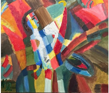 Клименко И.Д "Цветение красных каштанов", 1992г. Холст, масло. Размер 85х100 см. № 2663 (артикул №2663) - фото №2