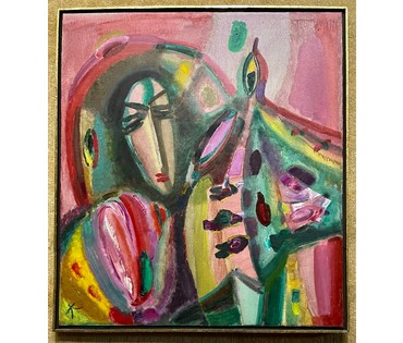 Клименко И.Д "Сиреневый порыв", 1999г. холст, масло. Размер 97х87 см. № 2664 (артикул №2664) - фото №2