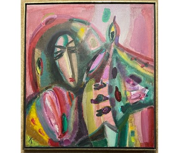 Клименко И.Д "Сиреневый порыв", 1999г. холст, масло. Размер 97х87 см. № 2664 (артикул №2664) - фото №4