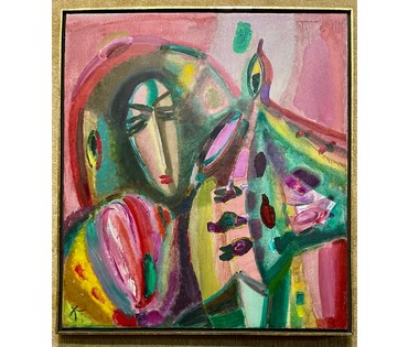 Клименко И.Д "Сиреневый порыв", 1999г. холст, масло. Размер 97х87 см. № 2664 (артикул №2664) - фото №3