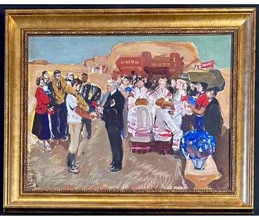 Картина "Эскиз картины "Дажынкі" Свентоховский П.В. (артикул №144) - фото №2