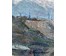 Красовский Е.Е "Горный посёлок", 1978г. Картон, масло. Размер 40х50 см. № 2673 (артикул №2673) - фото №7