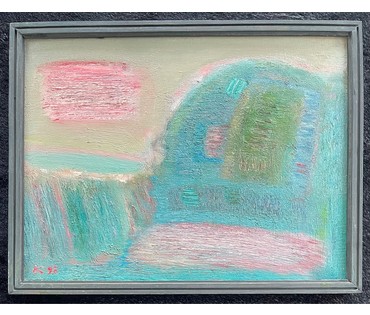 Костюченко В.К "Состояние", 1996г. Холст, масло. Размер 30х40 см. № 2748 (артикул №2748) - фото №1