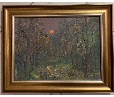 Гомонов В.К «Прыгожая Беларусь», 1992г. Холст , масло. Размер 24х32,5см. № 2763 (артикул №2763) - фото №1