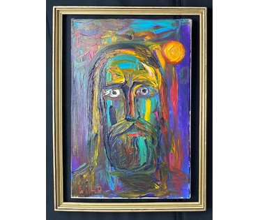 Ляпин А.В "Христос в пустыне", 2023г. Холст, масло. Размер 40х60 см. № 2792 (артикул №2792) - фото №1