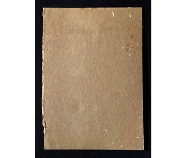 Эрлер Л.Н "Портрет", 1965г. Картон, масло. Размер 21х30 см. № 2937 (артикул №2937) - фото №2