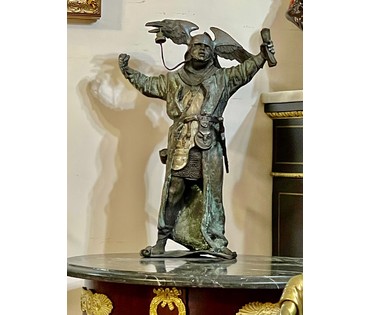 Минко В.М. Каталожная скульптура "Герольд",2011г. Бронза. Высота 49 см. № 2957 (артикул №2957) - фото №1