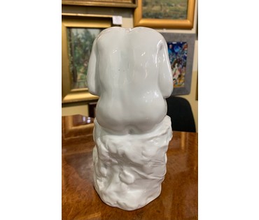 Статуэтка "Обнажённая", 1914г. Фарфор. Schwarzburger, Германия. Подпись Georg Wolf. Berlin. Высота 20 см. № 2968 (артикул №2968) - фото №5