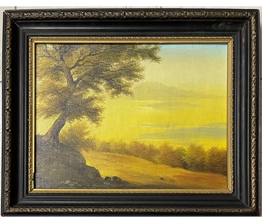 Скрипниченко Г.С Художник-сюрреалист, "белорусский Дали". "Верасень", 1989г. Холст, масло. Размер 39х30 см. N2969 (артикул №2969) - фото №2
