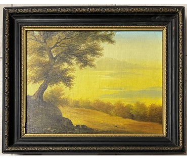 Скрипниченко Г.С Художник-сюрреалист, "белорусский Дали". "Верасень", 1989г. Холст, масло. Размер 39х30 см. N2969 (артикул №2969) - фото №4
