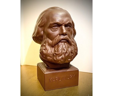"Карл Маркс, бюст. Фарфор, Мейсен. Германия. 20 век. Высота 14см. № 3004 (артикул №3004) - фото №2