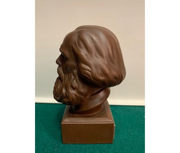 "Карл Маркс, бюст. Фарфор, Мейсен. Германия. 20 век. Высота 14см. № 3004 (артикул №3004) - фото №3