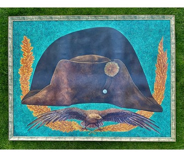 Каталожный Почицкий В.В (dr.Klein Доктор Кляйн) "Шляпа Наполеона", 2011г. Холст, масло. Размер 110х150 см. № 3008 (артикул №3008) - фото №2