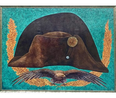 Каталожный Почицкий В.В (dr.Klein Доктор Кляйн) "Шляпа Наполеона", 2011г. Холст, масло. Размер 110х150 см. № 3008 (артикул №3008) - фото №1