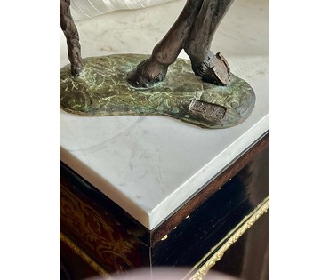 Минко В.М. Каталожная скульптура "Готический сатир",2007г. Бронза. Высота 38,5 см. № 3055 (артикул №3055) - фото №3