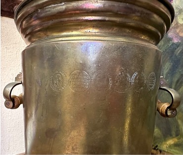 Самовар. Фабрика Баташева В.С. Россия. Тула. 19 век. Высота 50 см. № 3121 (артикул №3121) - фото №5