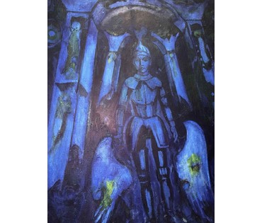 Кищенко А. М. «Отрочество». 1996 год. Холст. Масло. Размер: 100х140см; (артикул №3143) - фото №4
