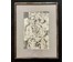 Кищенко А.М "Мужской портрет",1960г. Раняя каталожная графика. Бумага, карандаш. Размер с рамой и паспарту 44х57 см. № 3242 (артикул №3242) - фото №1