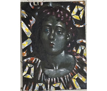 Кищенко А.М "Оля",1990г. Холст, масло. Размер 55х40 см. № 3266 (артикул №3266) - фото №3