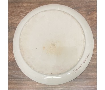 Порожняк Т.Н. Тарелка "Максим Богданович", 2007г., живопись, диаметр 40 см. № 3269 (артикул №3269) - фото №4