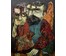 Акулов В.И "Любовная тайна", 2002г. Оргалит, масло. Размер 90х70 см.. № 3319 (артикул №3319) - фото №2