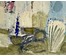 Кузнецов А.В. Картон, масло. 1987г. Размер 29,4х28,2 см. № 3322 (артикул №3322) - фото №7