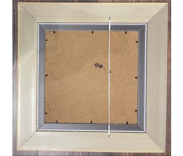 Акулов В.И "Автопортрет", 1994г. ДВП, масло. Размер 48х48 см. с рамой. № 3436 (артикул №3436) - фото №4