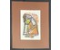 Акулов В.А "Оскорблённый", 1995. Бумага,акрил. Размер 60х47см. № 3509 (артикул №3509) - фото №1