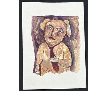 Акулов В.И "От души",2008г. Смешанная техника. Размер 59,5х42 см. № 3538 (артикул №3538) - фото №1
