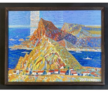 Сковородко О.А "Балаклава", 2017г. Холст, масло. Размер 41х53 см. № 3555 (артикул №3555) - фото №1