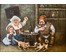 Почицкий В.В (dr. Klein). "Невинные забавы в театре простых страстей" или "Кость раздора". 1997 год. Холст, масло. Размер 47х58 см. № 3590 (артикул №3590) - фото №2