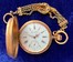 Часы карманные "Monard Geneve" с цепью (шатленом). Швейцария, 19 век (56) Диаметр 5 см. 106.7гр. (артикул №2077) - фото №1