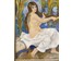 Поплавский Г.Г "Купальщица",2005г. ДВП, масло. Размер 35х30 см. № 3604 (артикул №3604) - фото №3