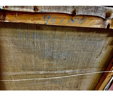 Буралкин Г.В. Авангард "Оторваться от земли", холст, масло. Размер 100х95 см. № 3626 (артикул №3626) - фото №2