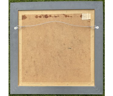 Щемелёв Л.Д "Мая Беларусь", 1981г. ДВП, масло. Размер с рамой 42,5х42,5 см. № 3666 (артикул №3666) - фото №6