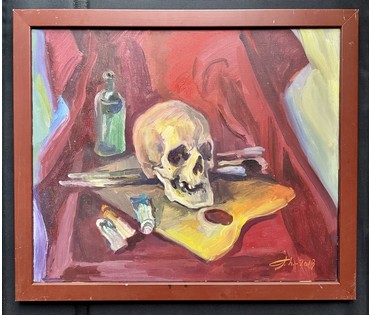 Поплавский Г.Г Этюд. Холст, масло. Размер с рамой 57х67 см. № 3721 (артикул №3721) - фото №1