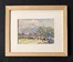 Хмелевский В.В "Пейзаж", картон, масло. Размер с рамой и паспарту 30х24,5 см. № 3726 (артикул №3726) - фото №1