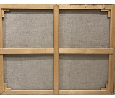 Козловский А.С "Тихая песня"", холст, масло. Размер с рамой 114х93.5 см. № 3754 (артикул №3754) - фото №3