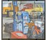 Ванчугин Ю.Ф "Электрик автотракторного оборудования", 1985г. Оргалит, темпера. Размер 90х80 см. № 3812 (артикул №3812) - фото №1